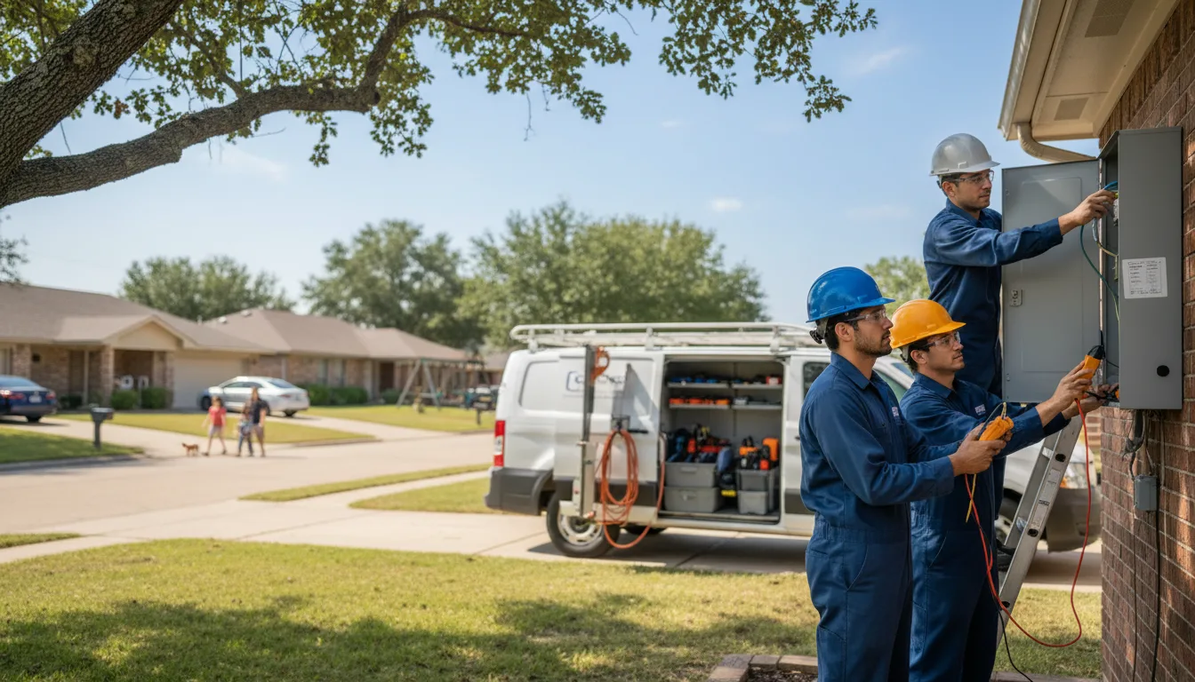 Certified electrician providing emergency electrical services in Tamms, IL